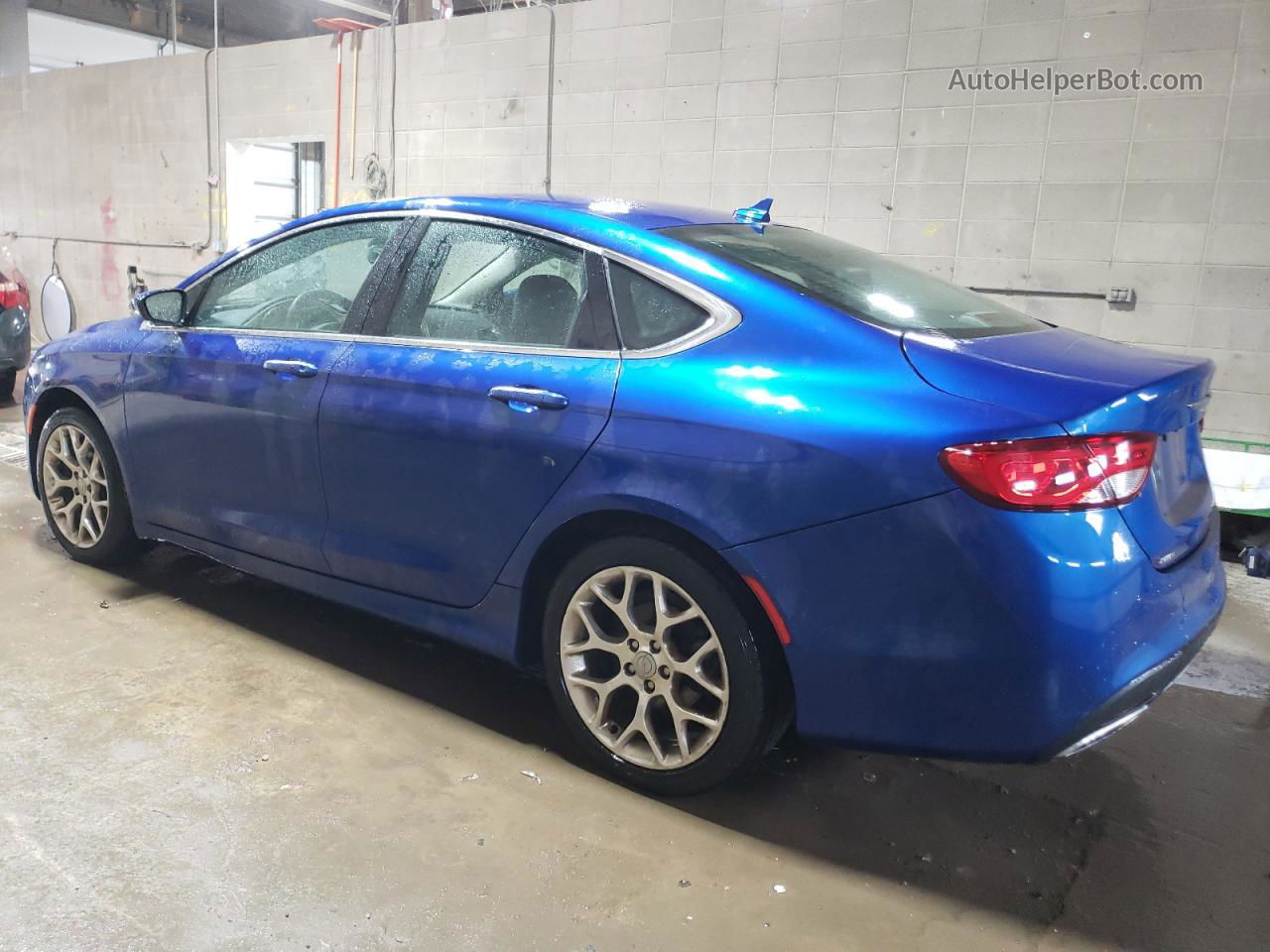 2015 Chrysler 200 C Blue vin: 1C3CCCEG8FN523858