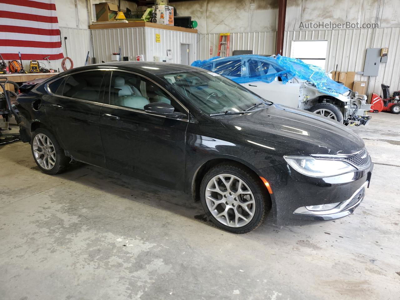 2015 Chrysler 200 C Black vin: 1C3CCCEG9FN512500