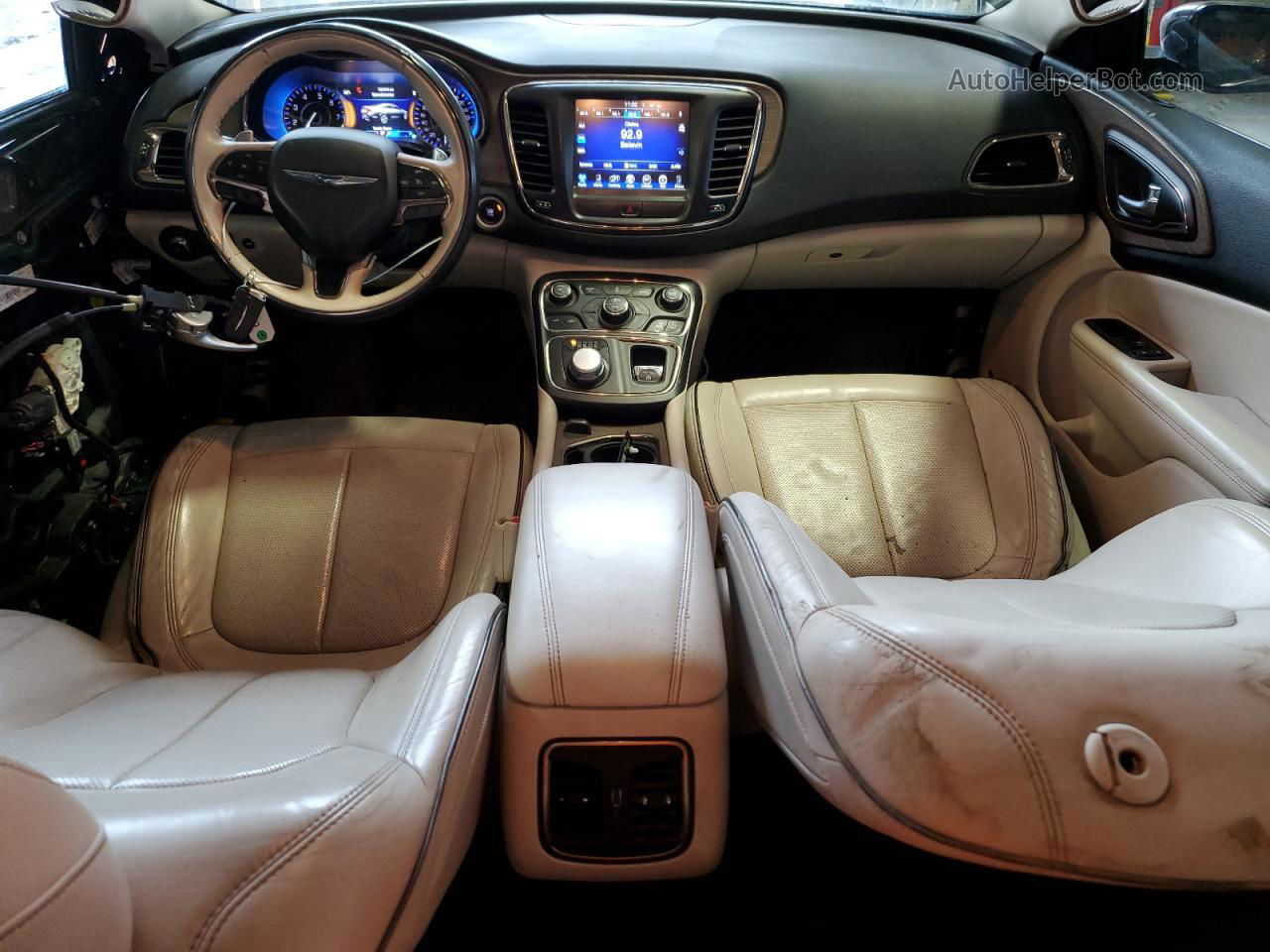 2015 Chrysler 200 C Черный vin: 1C3CCCEG9FN512500