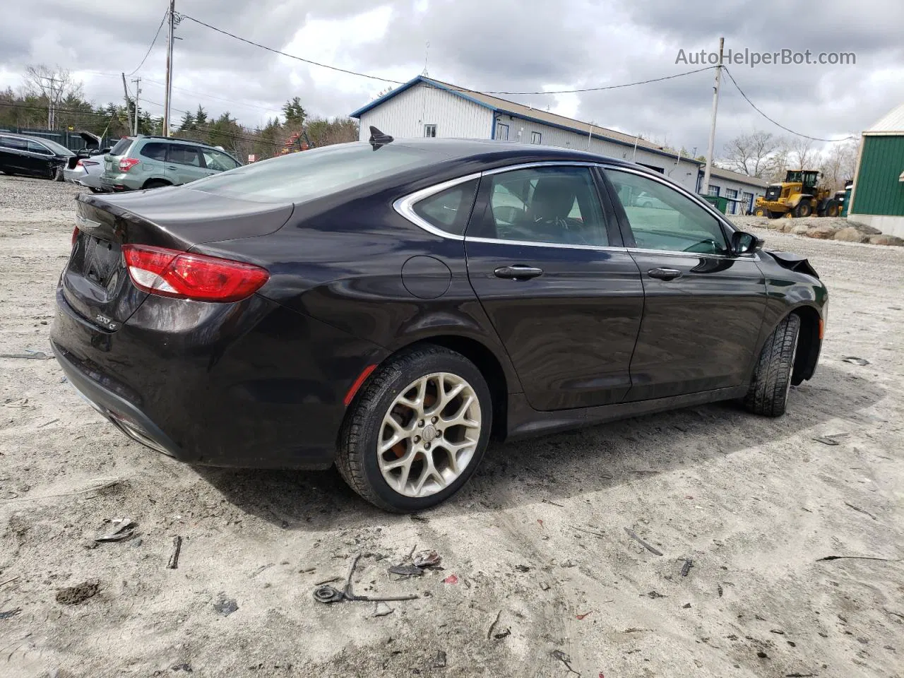 2015 Chrysler 200 C Черный vin: 1C3CCCEGXFN630121