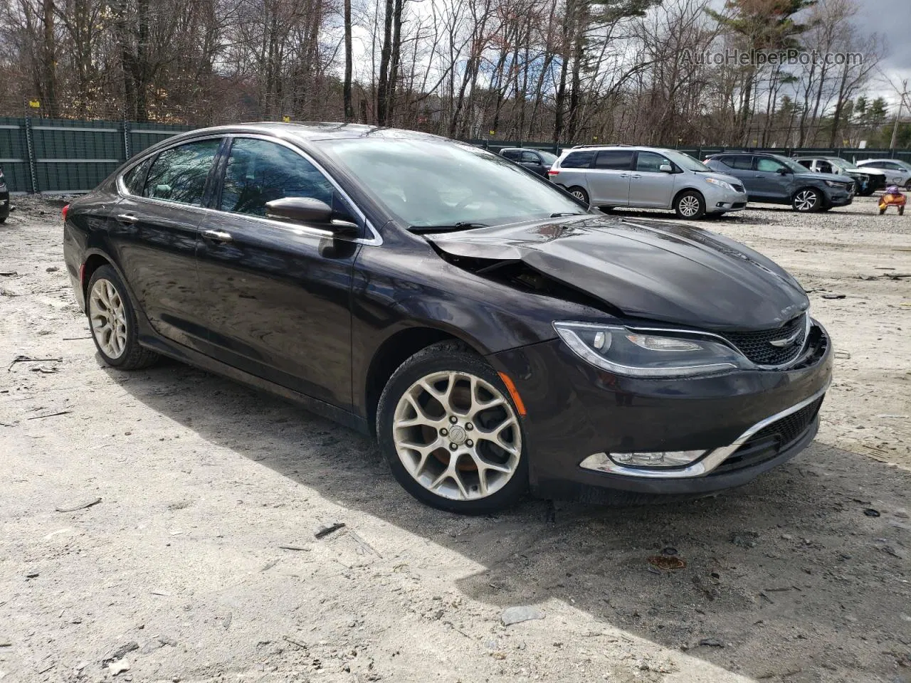 2015 Chrysler 200 C Черный vin: 1C3CCCEGXFN630121