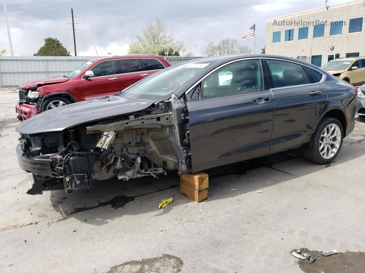 2016 Chrysler 200 C Угольный vin: 1C3CCCEGXGN130722