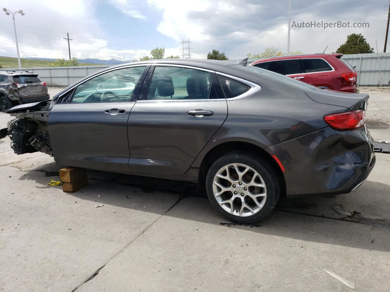 2016 Chrysler 200 C Charcoal vin: 1C3CCCEGXGN130722