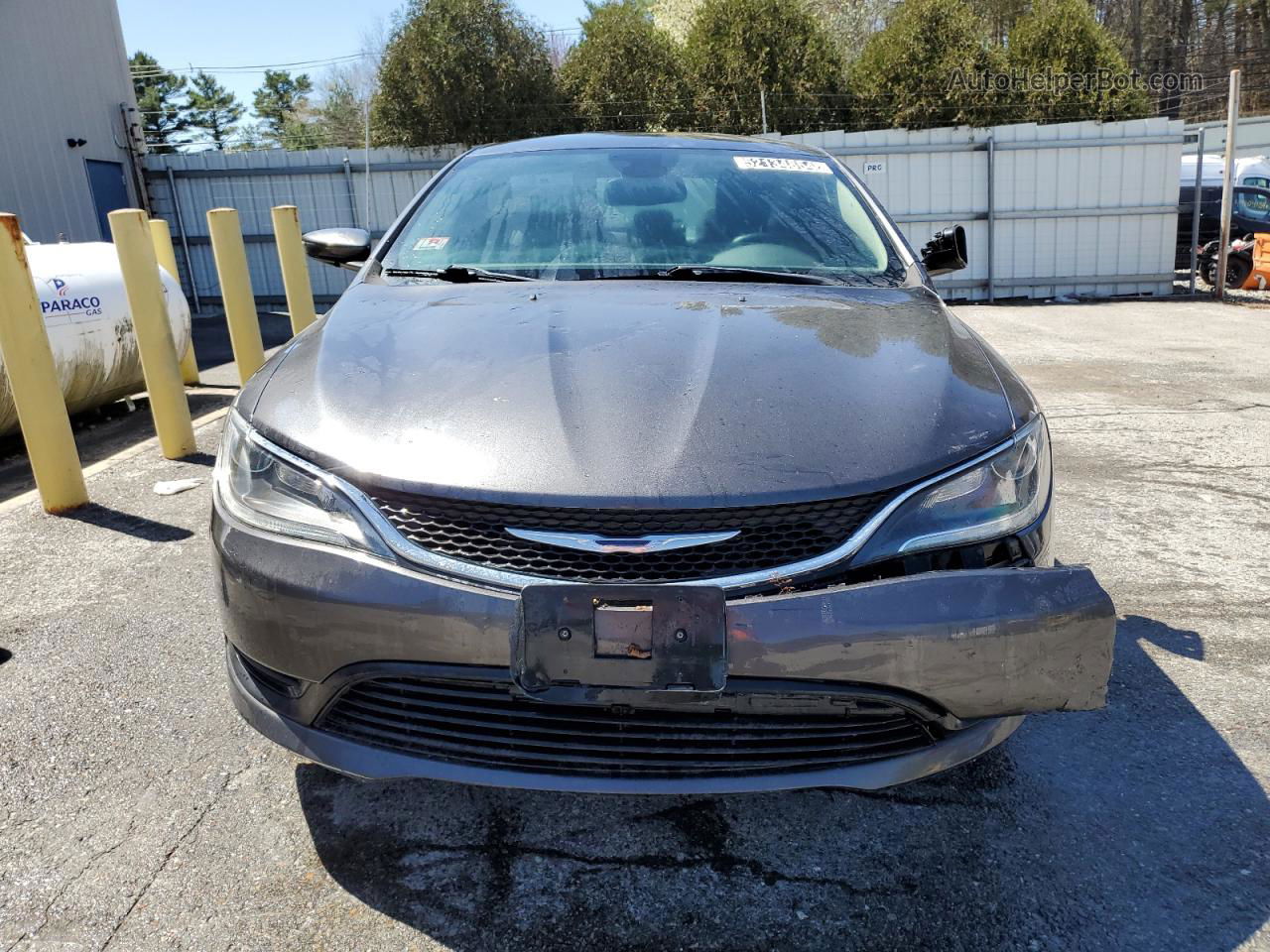 2017 Chrysler 200 Lx Gray vin: 1C3CCCFB0HN501892