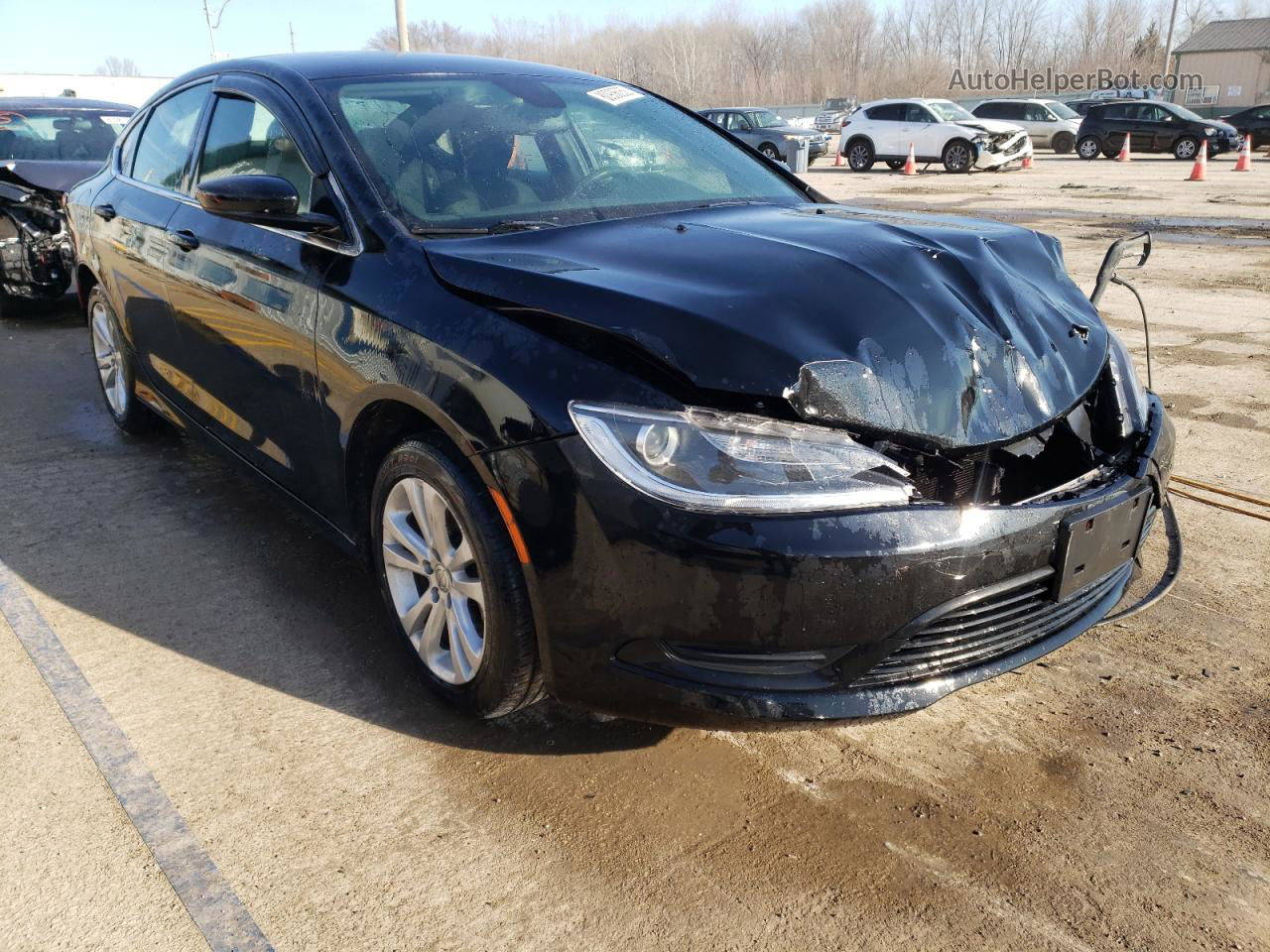 2017 Chrysler 200 Lx Black vin: 1C3CCCFB0HN506185