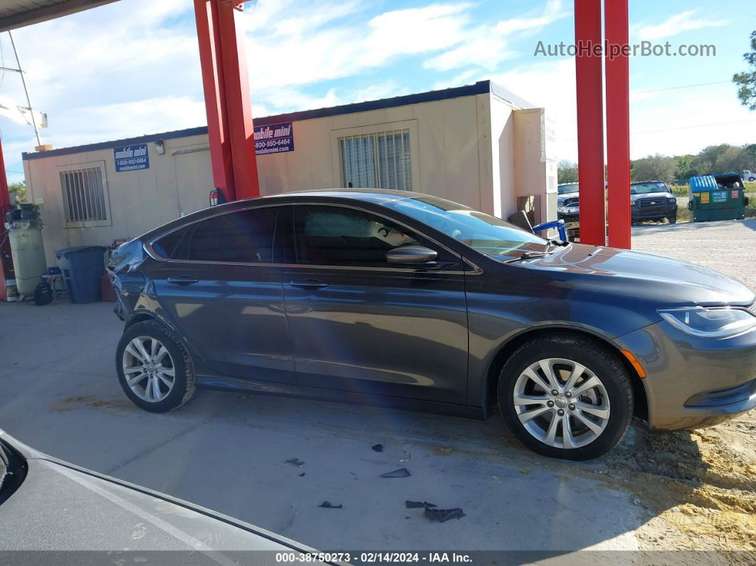 2017 Chrysler 200 Touring Gray vin: 1C3CCCFB0HN510222