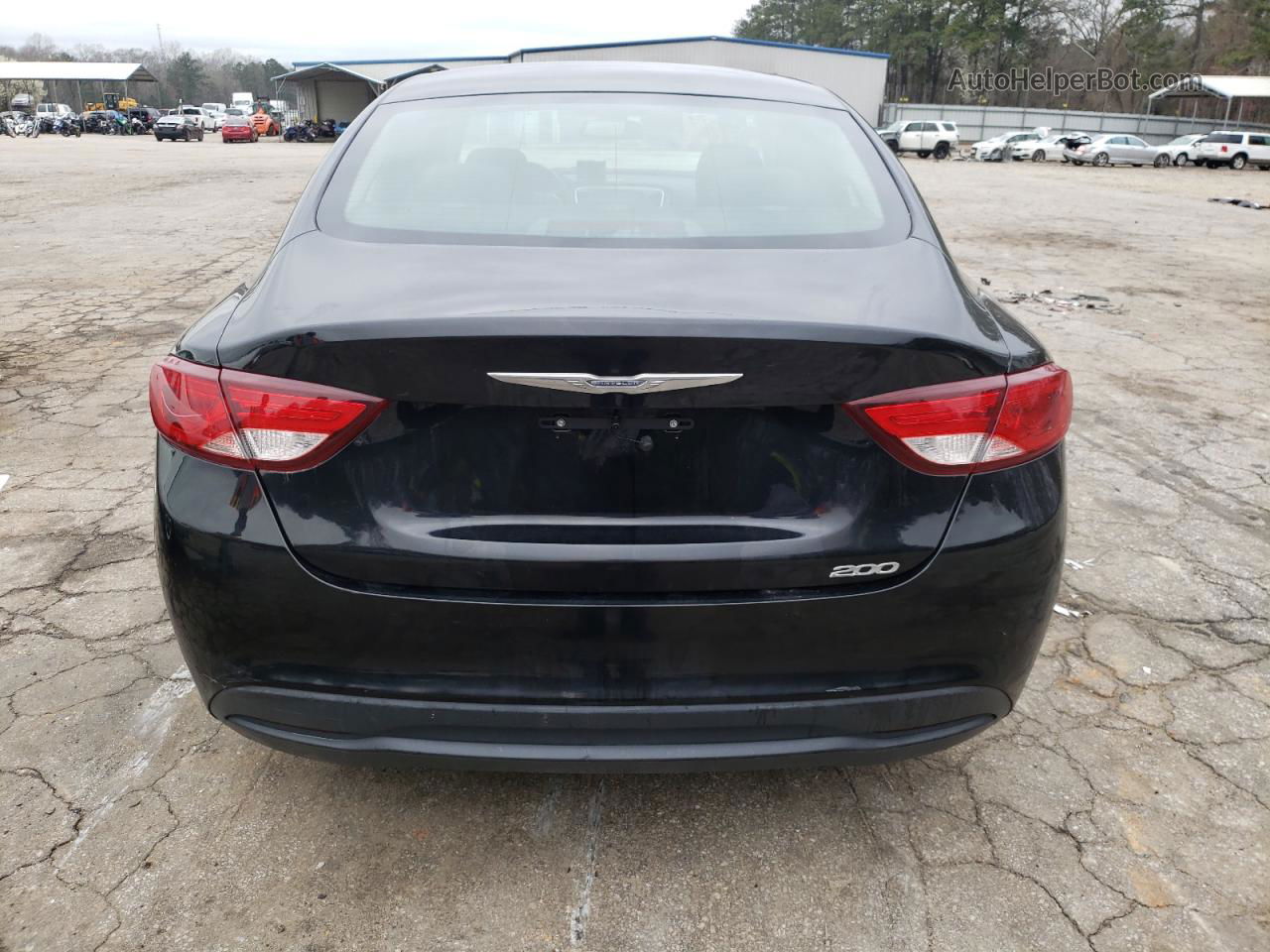 2016 Chrysler 200 Lx Black vin: 1C3CCCFB1GN182131