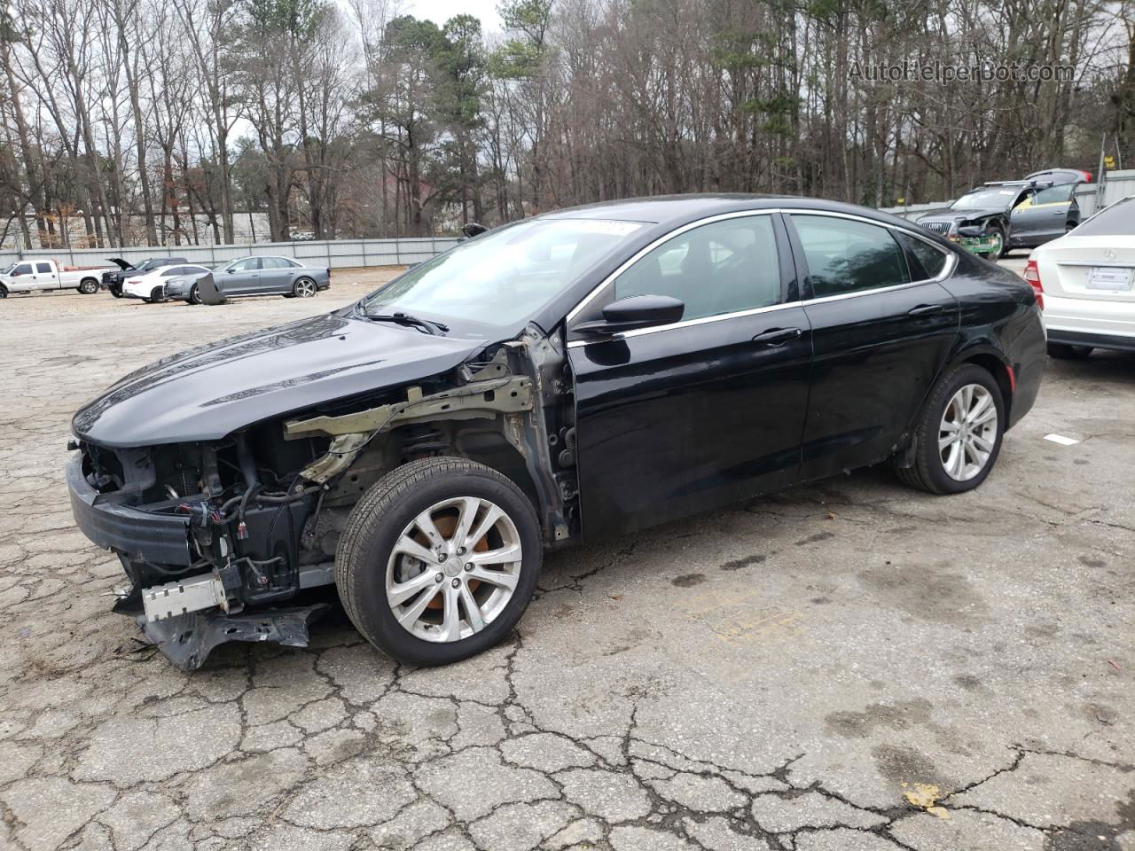 2016 Chrysler 200 Lx Black vin: 1C3CCCFB1GN182131