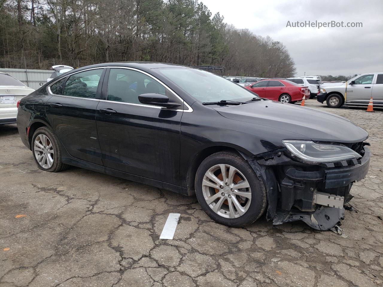 2016 Chrysler 200 Lx Black vin: 1C3CCCFB1GN182131