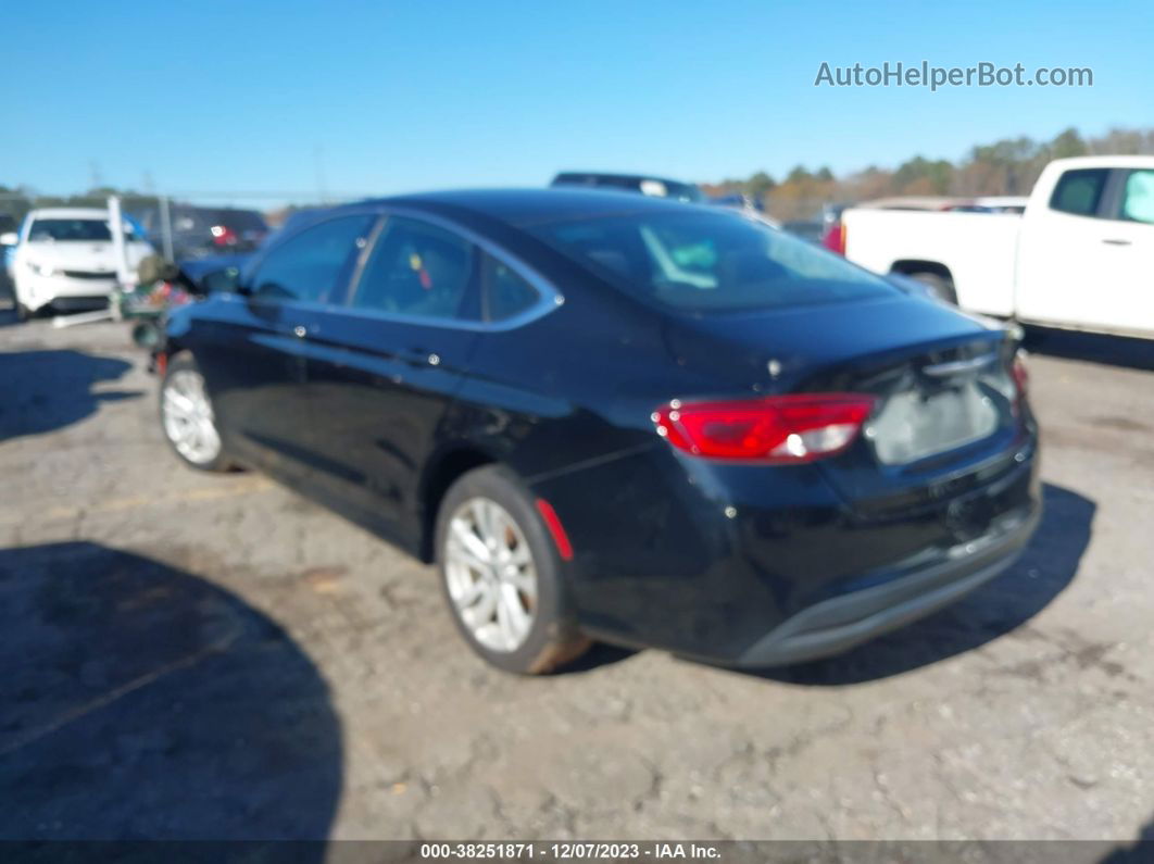 2017 Chrysler 200 Touring Black vin: 1C3CCCFB1HN500766