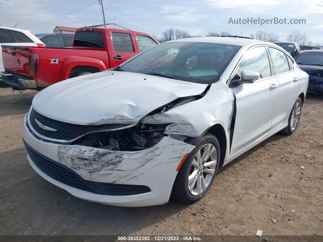 2017 Chrysler 200 Touring White vin: 1C3CCCFB1HN501304