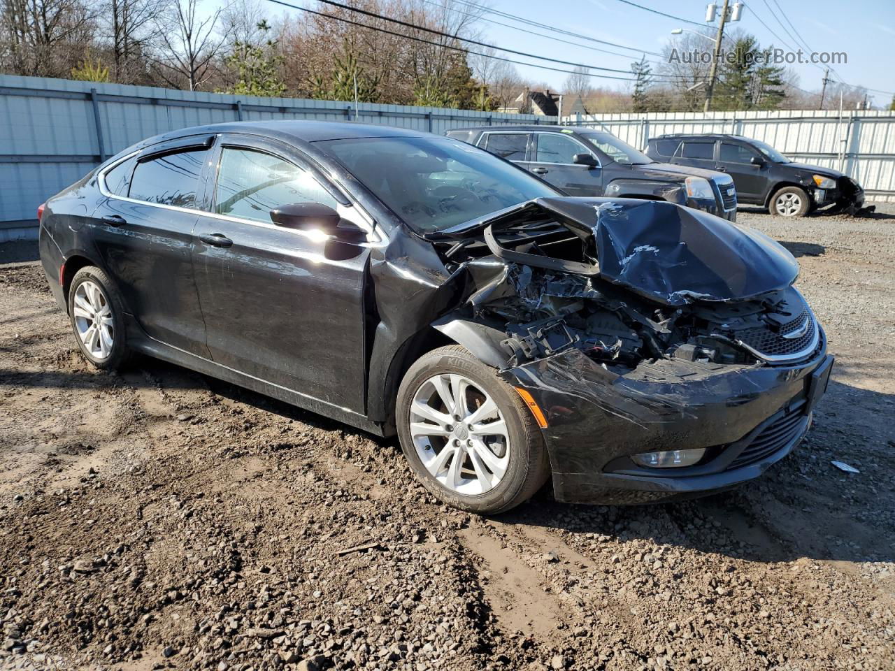 2016 Chrysler 200 Lx Black vin: 1C3CCCFB2GN195762