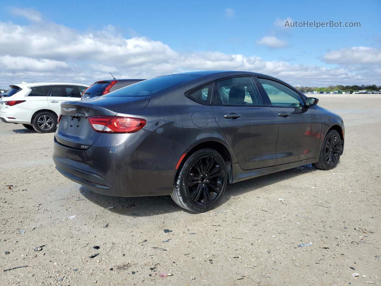 2017 Chrysler 200 Lx Gray vin: 1C3CCCFB2HN502302