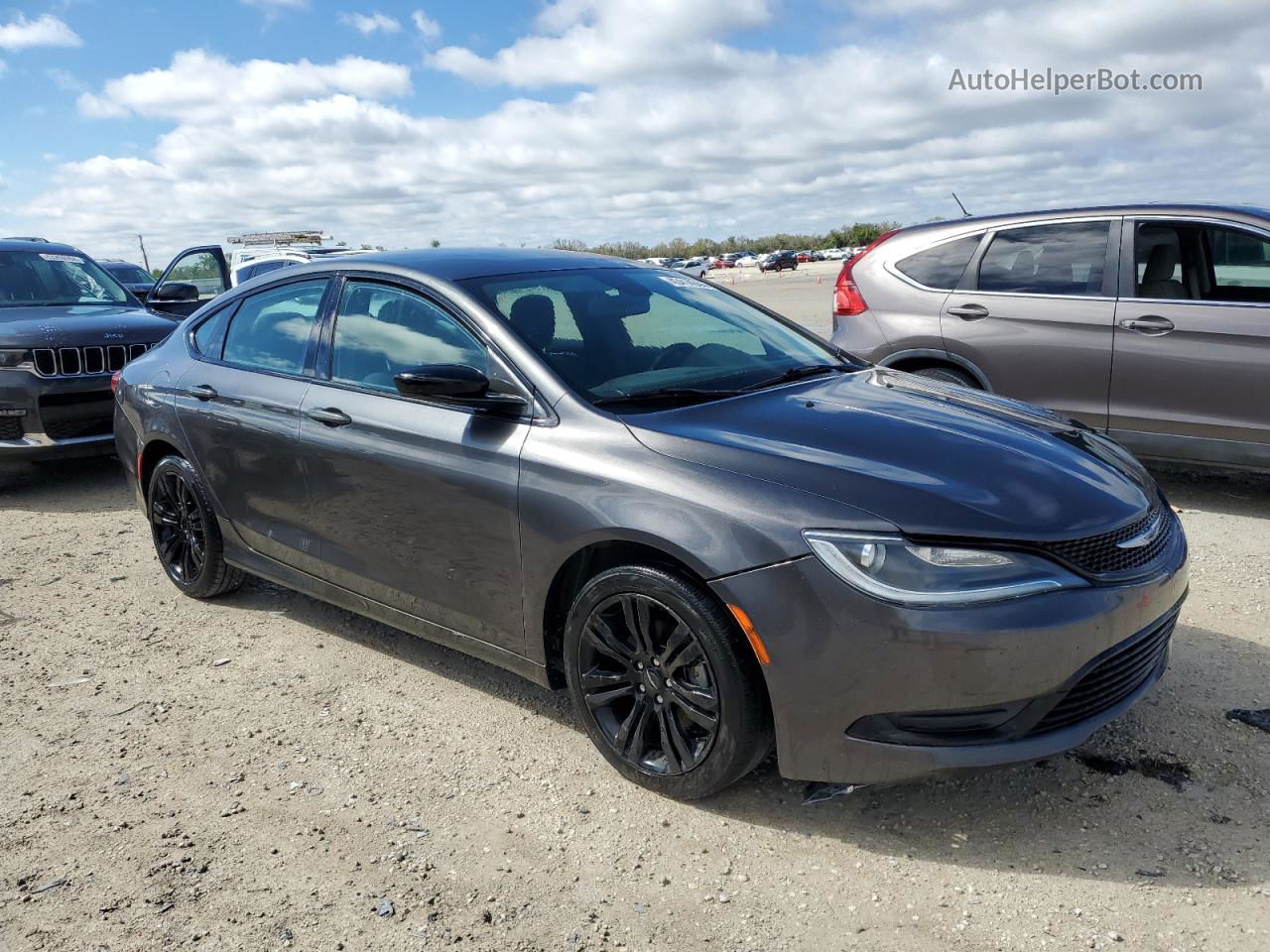 2017 Chrysler 200 Lx Gray vin: 1C3CCCFB2HN502302