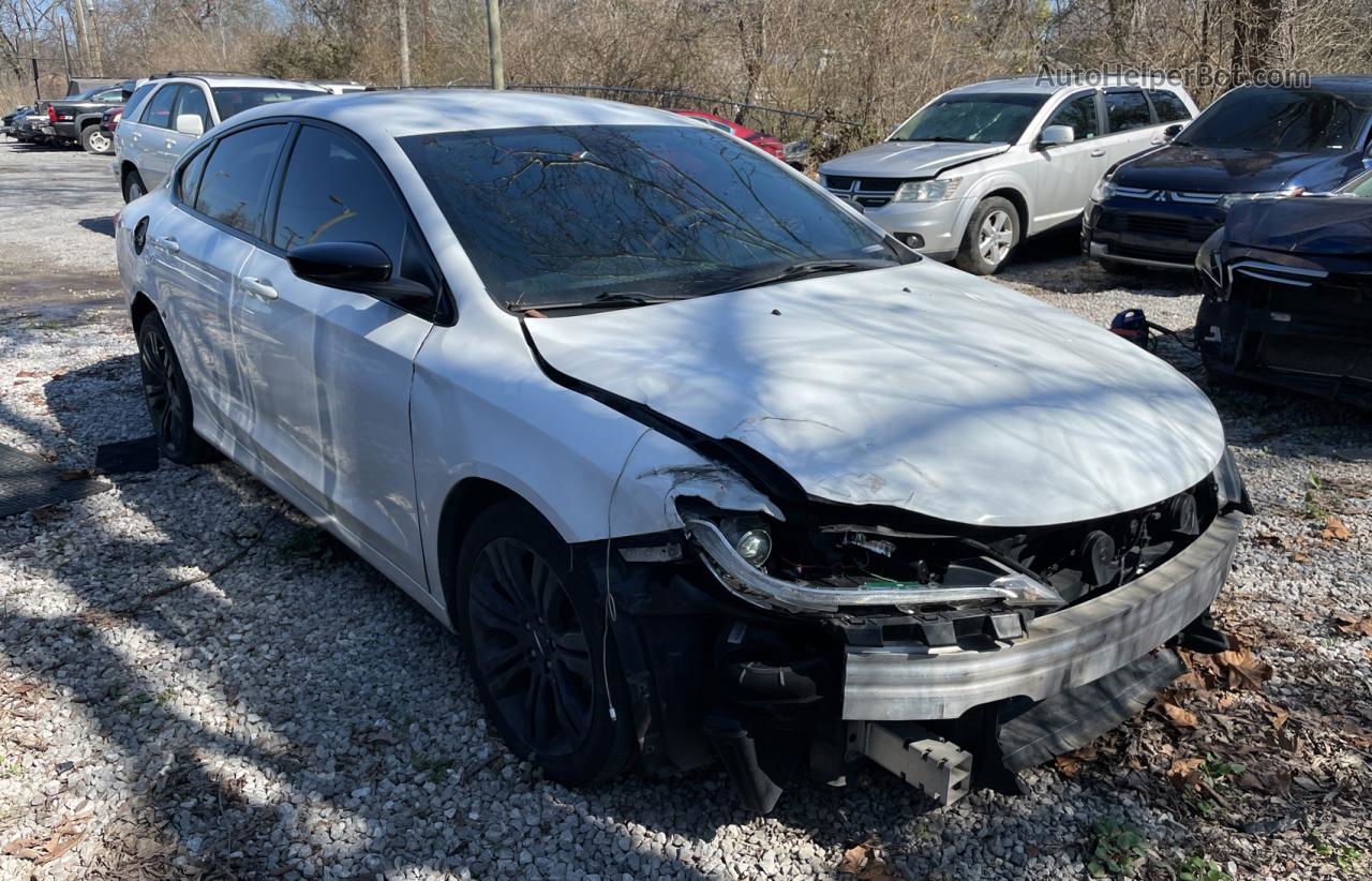 2017 Chrysler 200 Lx White vin: 1C3CCCFB2HN504101