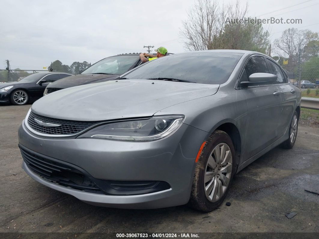 2017 Chrysler 200 Lx Серебряный vin: 1C3CCCFB2HN512473