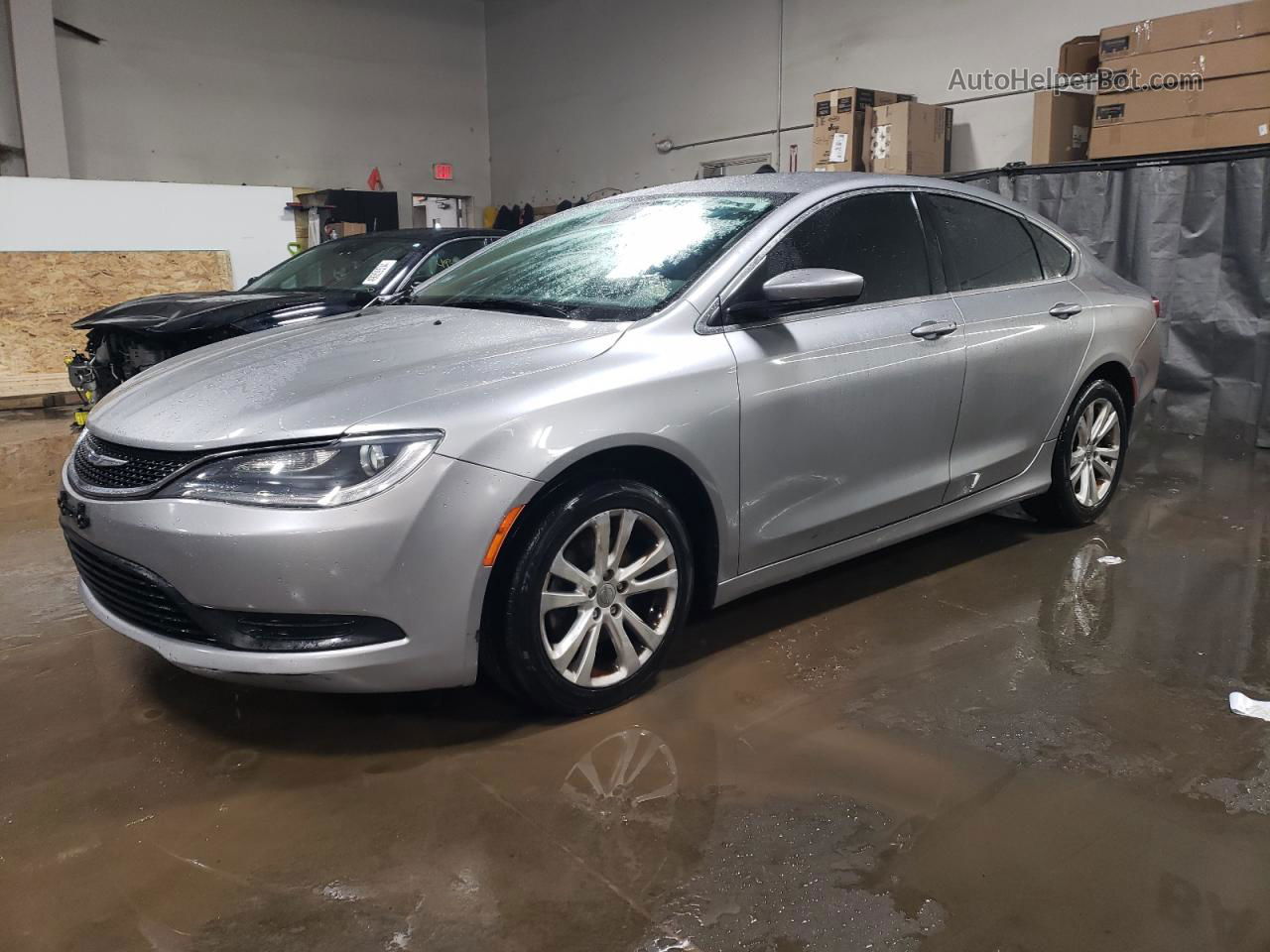 2016 Chrysler 200 Lx Silver vin: 1C3CCCFB3GN182938