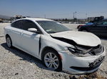 2016 Chrysler 200 Lx White vin: 1C3CCCFB3GN194815