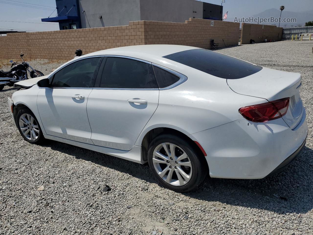 2016 Chrysler 200 Lx White vin: 1C3CCCFB3GN194815