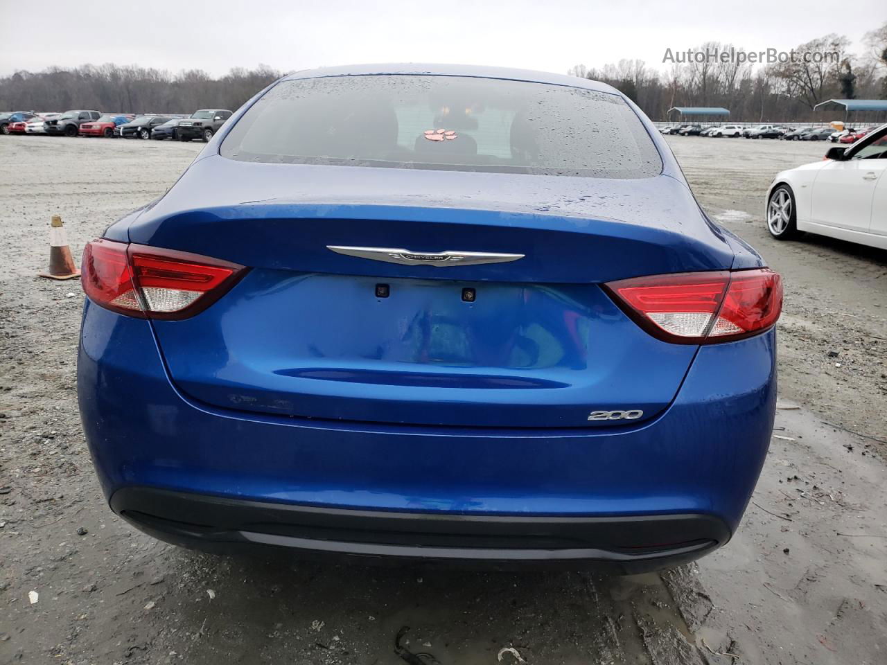 2017 Chrysler 200 Lx Blue vin: 1C3CCCFB3HN504446