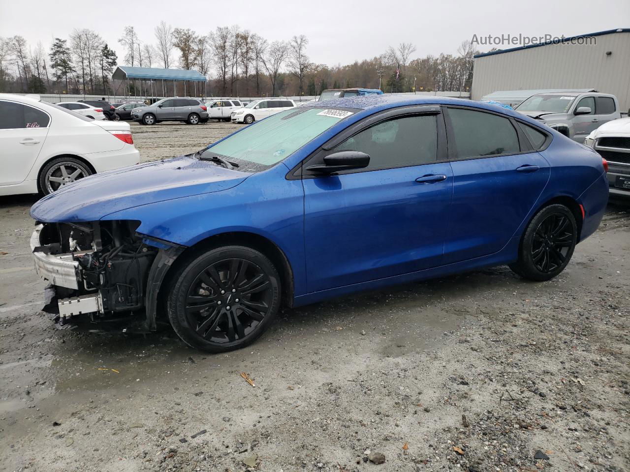 2017 Chrysler 200 Lx Blue vin: 1C3CCCFB3HN504446