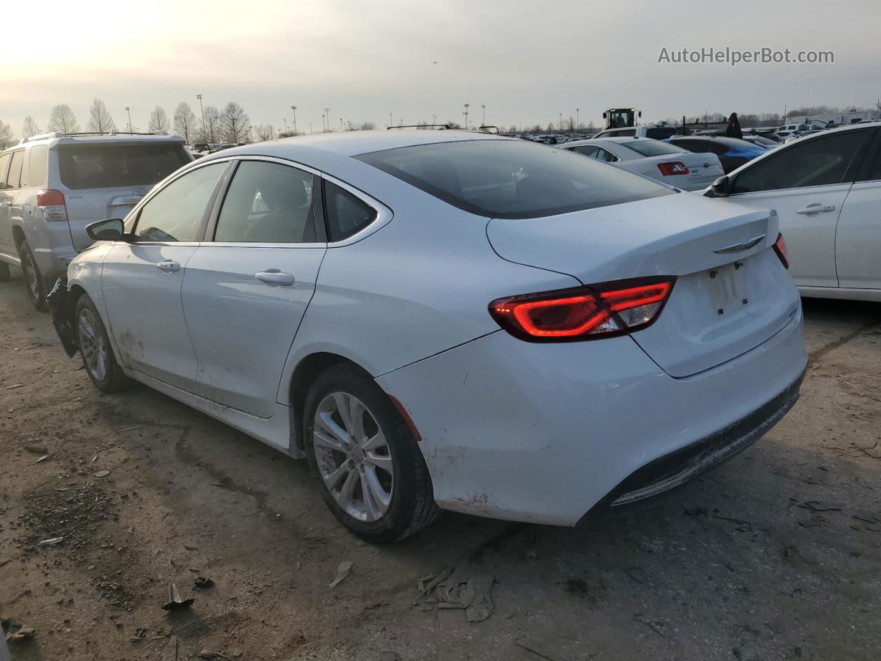 2017 Chrysler 200 Lx White vin: 1C3CCCFB3HN510859