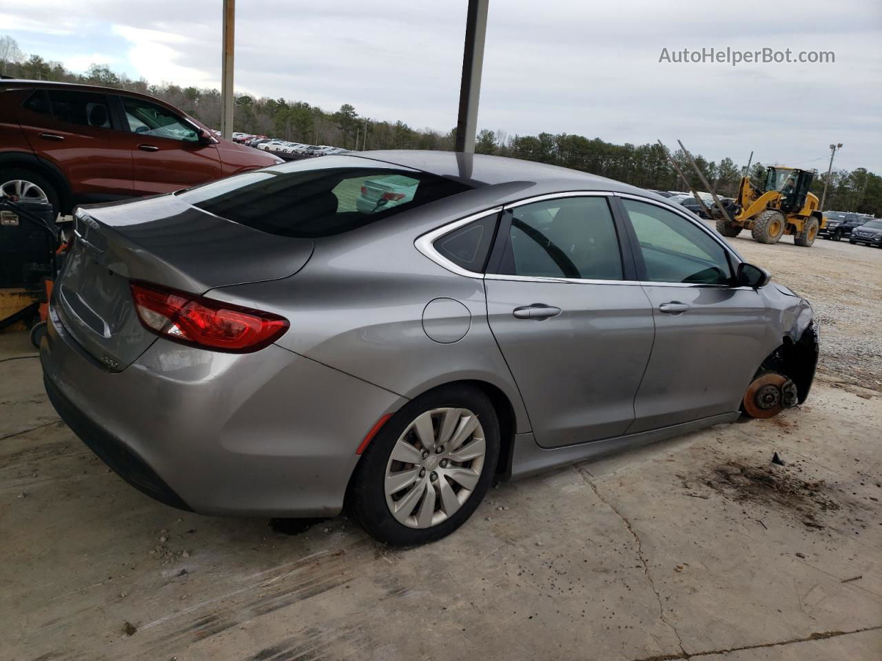 2015 Chrysler 200 Lx Gray vin: 1C3CCCFB4FN599998