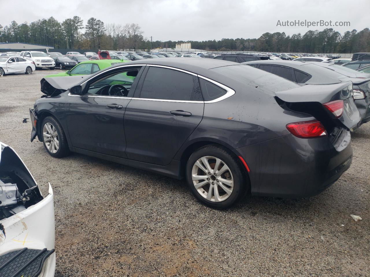 2016 Chrysler 200 Lx Charcoal vin: 1C3CCCFB4GN195813