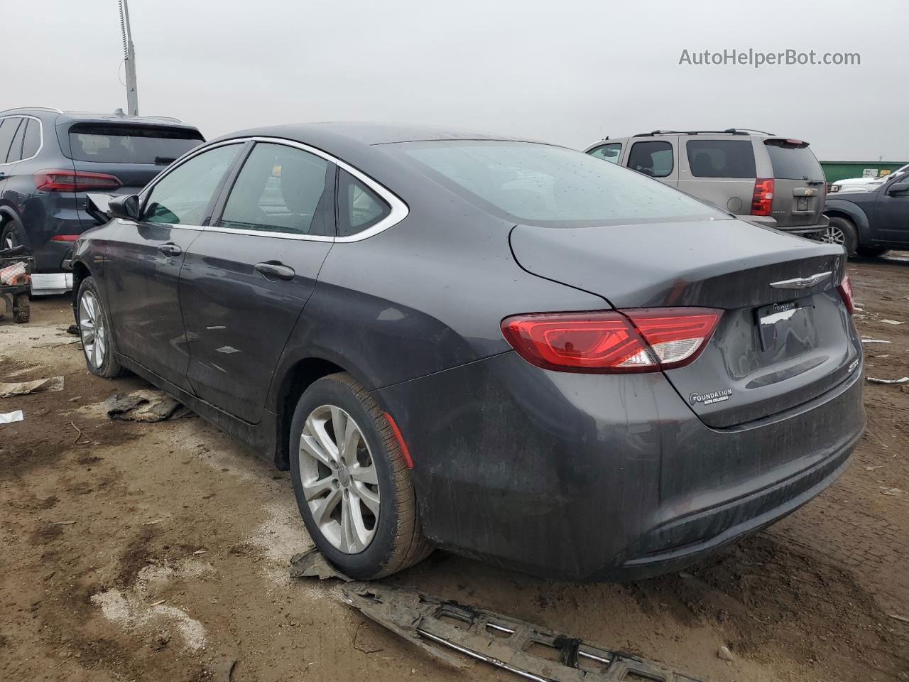 2017 Chrysler 200 Lx Gray vin: 1C3CCCFB4HN501071