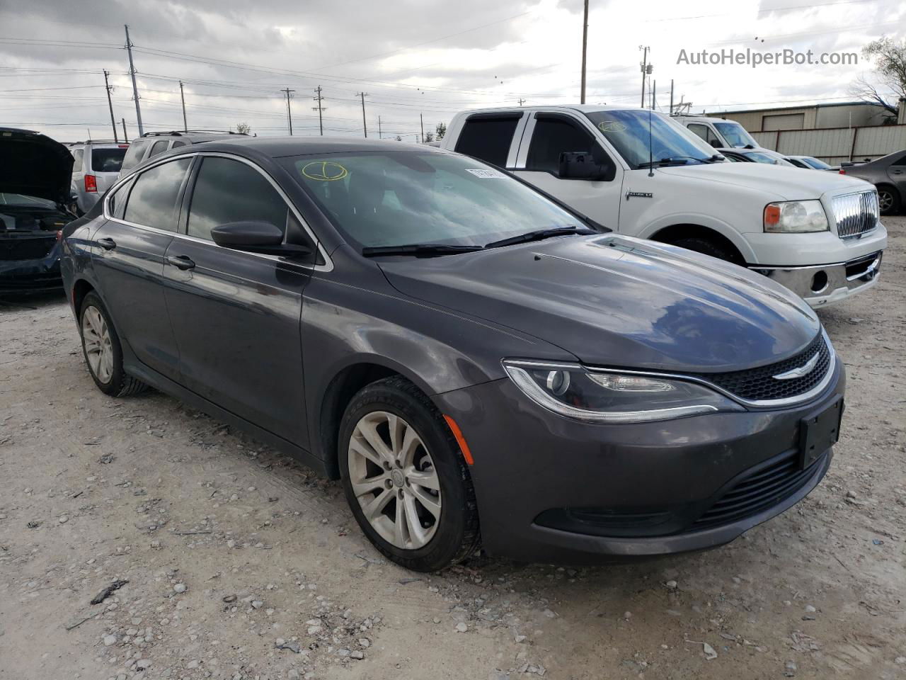 2017 Chrysler 200 Lx White vin: 1C3CCCFB4HN509011