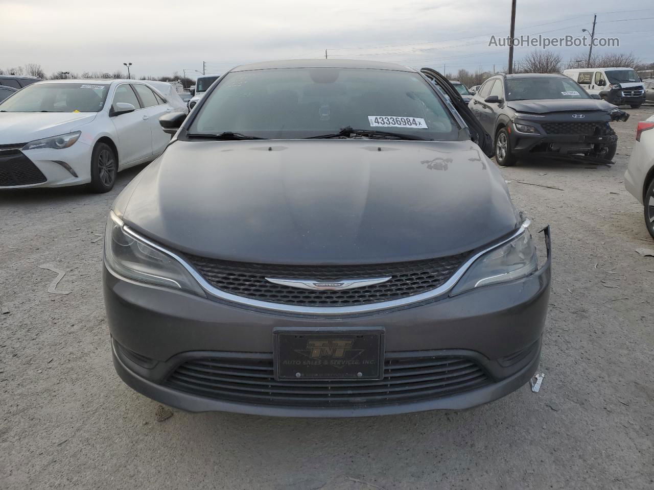 2017 Chrysler 200 Lx Gray vin: 1C3CCCFB4HN510899