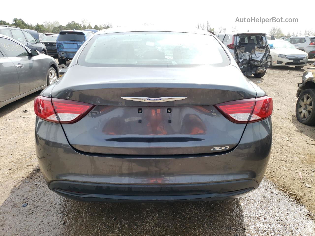 2017 Chrysler 200 Lx Gray vin: 1C3CCCFB4HN510918