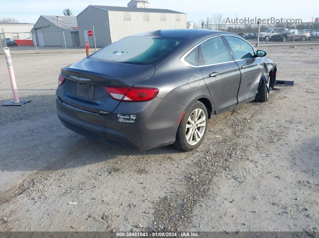 2017 Chrysler 200 Touring Black vin: 1C3CCCFB4HN510997