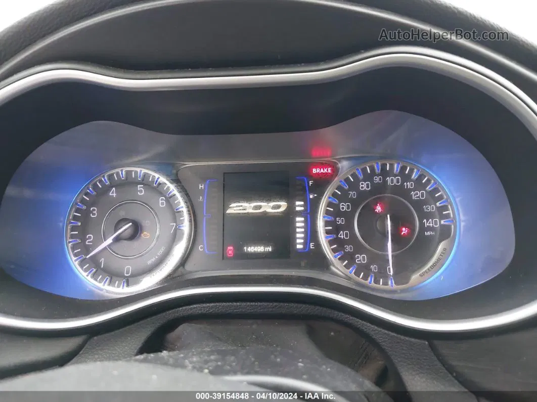 2015 Chrysler 200 Lx Черный vin: 1C3CCCFB5FN550826