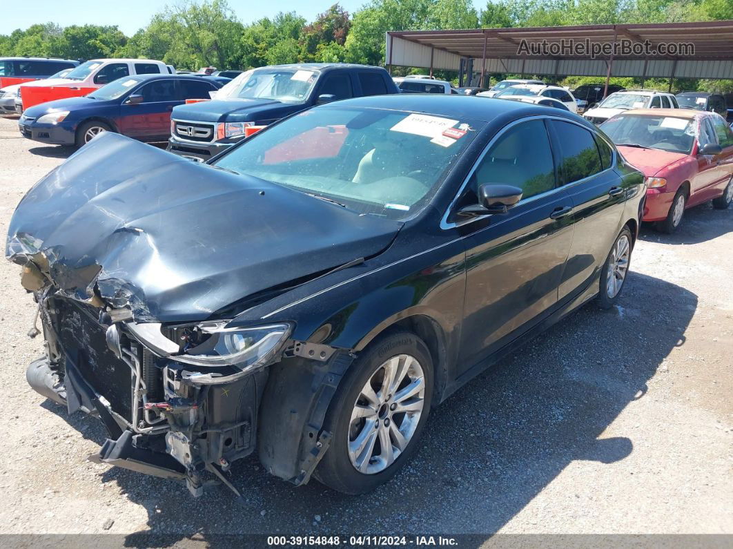 2015 Chrysler 200 Lx Black vin: 1C3CCCFB5FN550826