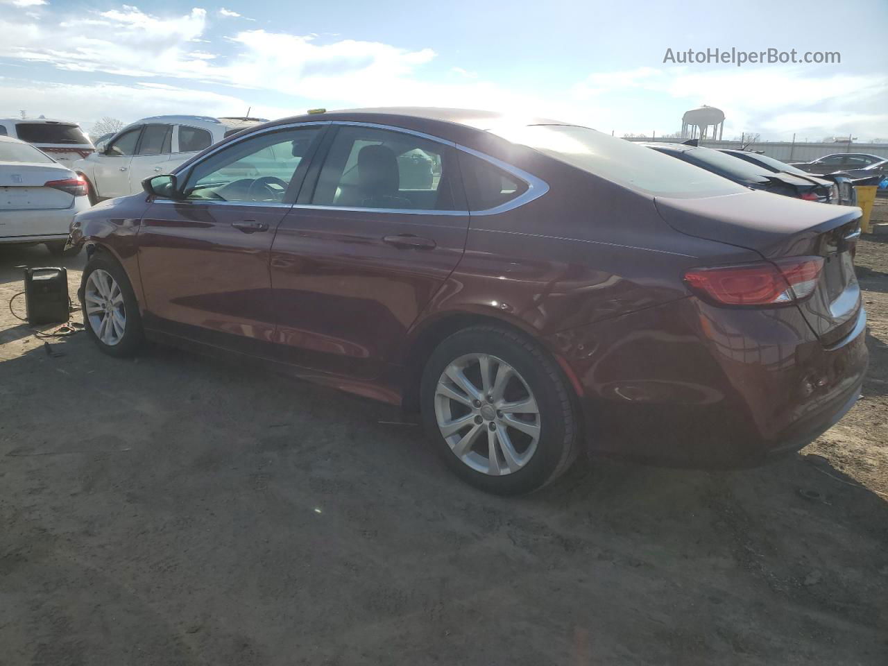 2017 Chrysler 200 Lx Burgundy vin: 1C3CCCFB5HN503086