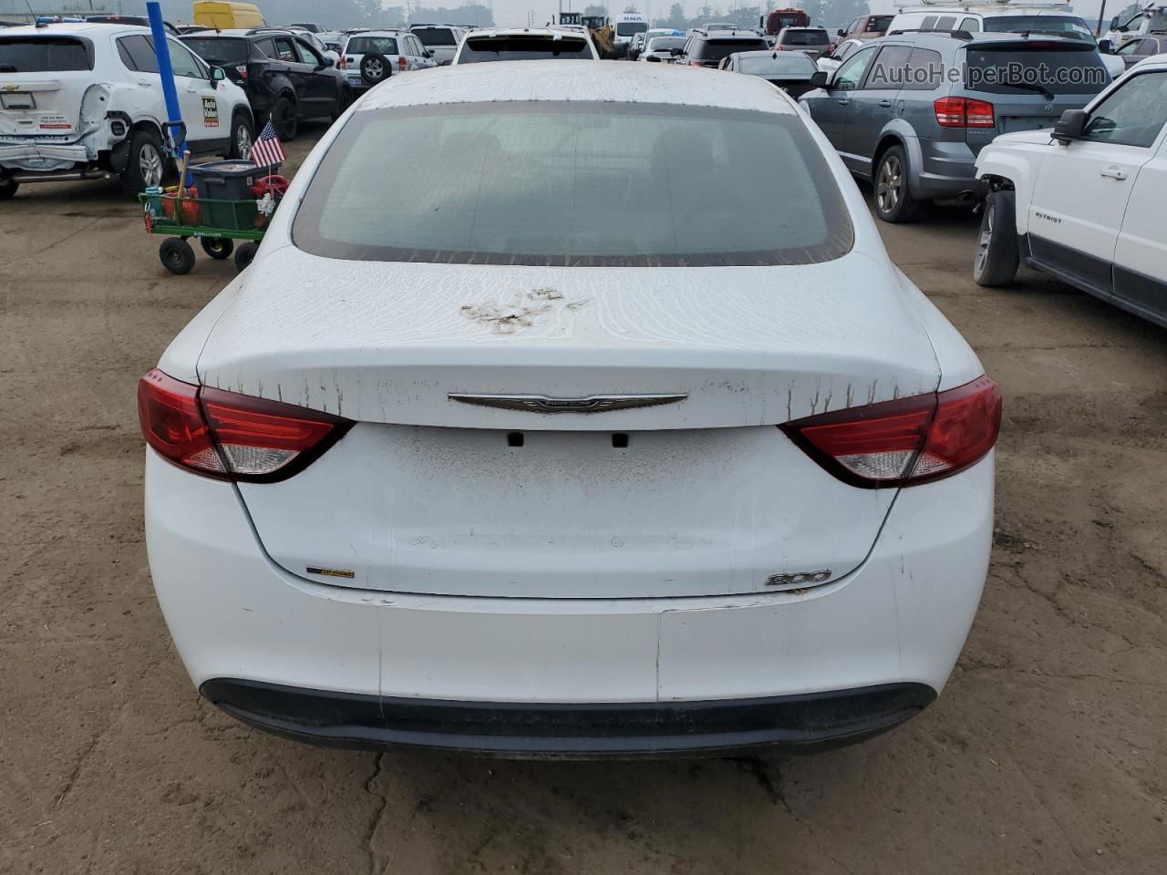 2017 Chrysler 200 Lx Белый vin: 1C3CCCFB5HN512208