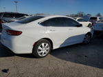 2016 Chrysler 200 Lx White vin: 1C3CCCFB6GN156169