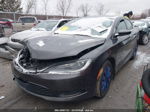 2016 Chrysler 200 Lx Gray vin: 1C3CCCFB6GN156186