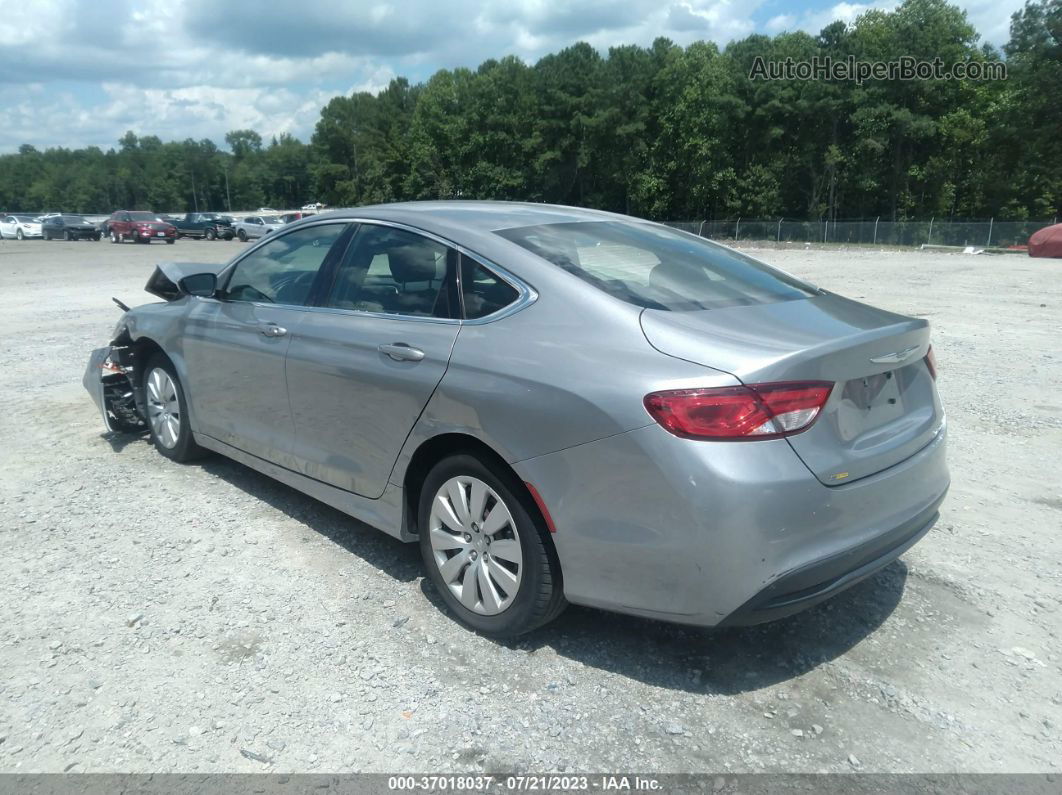 2017 Chrysler 200 Lx Silver vin: 1C3CCCFB6HN512461