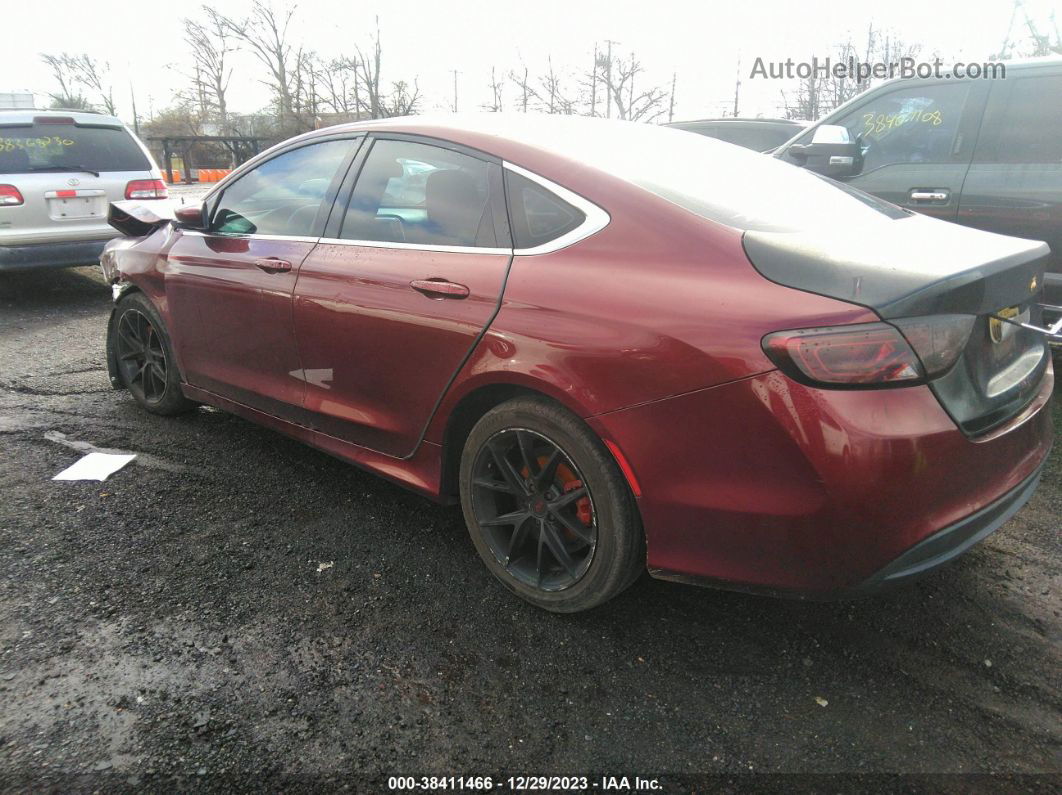 2015 Chrysler 200 Lx Red vin: 1C3CCCFB7FN706977