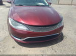 2016 Chrysler 200 Lx Maroon vin: 1C3CCCFB7GN108194