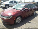 2016 Chrysler 200 Lx Maroon vin: 1C3CCCFB7GN108194