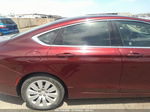 2016 Chrysler 200 Lx Maroon vin: 1C3CCCFB7GN108194