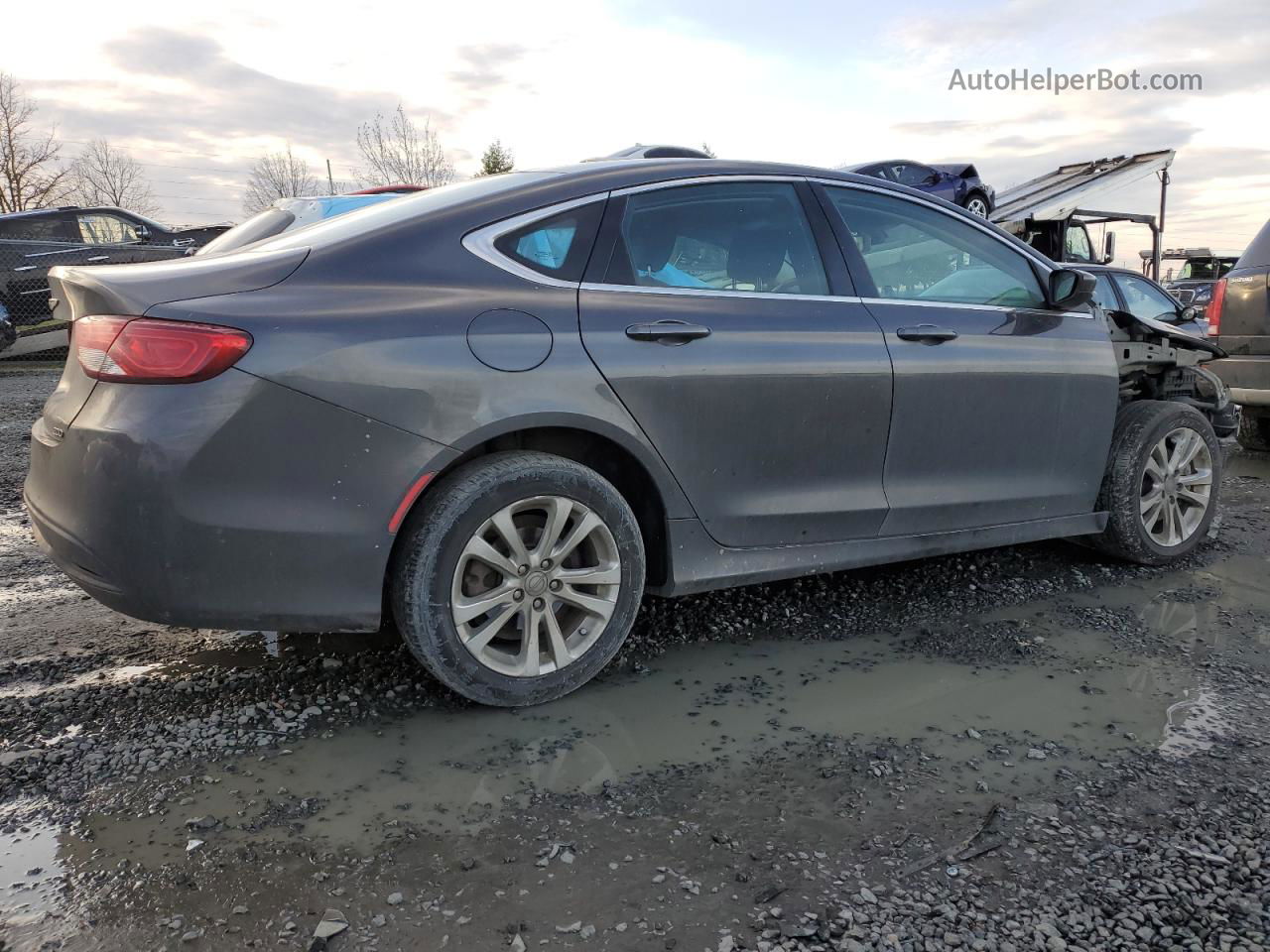 2016 Chrysler 200 Lx Серый vin: 1C3CCCFB7GN188807