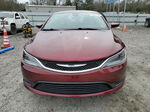 2016 Chrysler 200 Lx Burgundy vin: 1C3CCCFB7GN192484