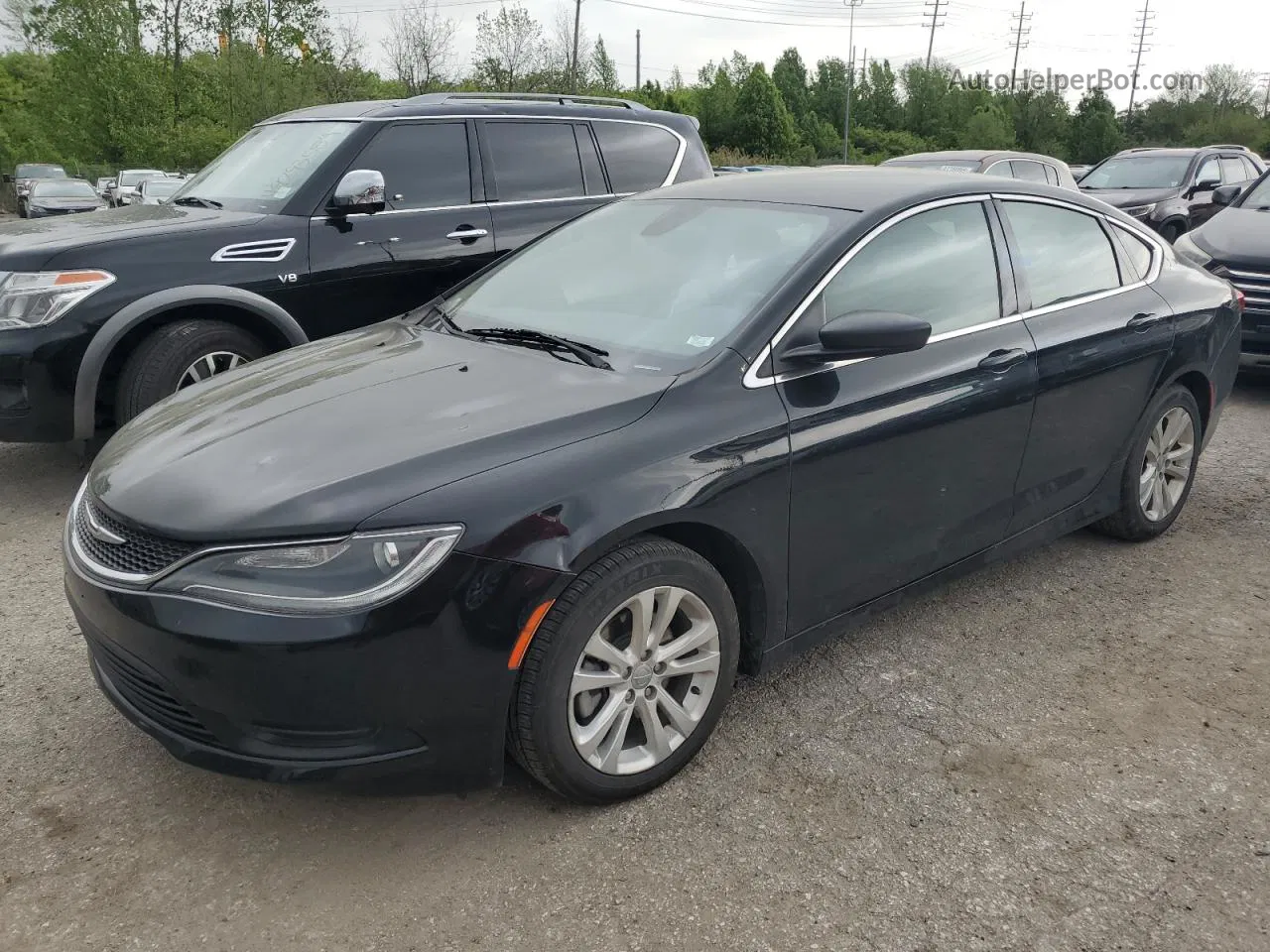 2017 Chrysler 200 Lx Black vin: 1C3CCCFB7HN501257