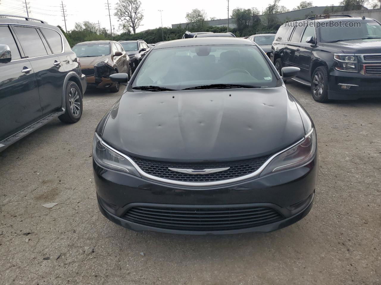 2017 Chrysler 200 Lx Black vin: 1C3CCCFB7HN501257