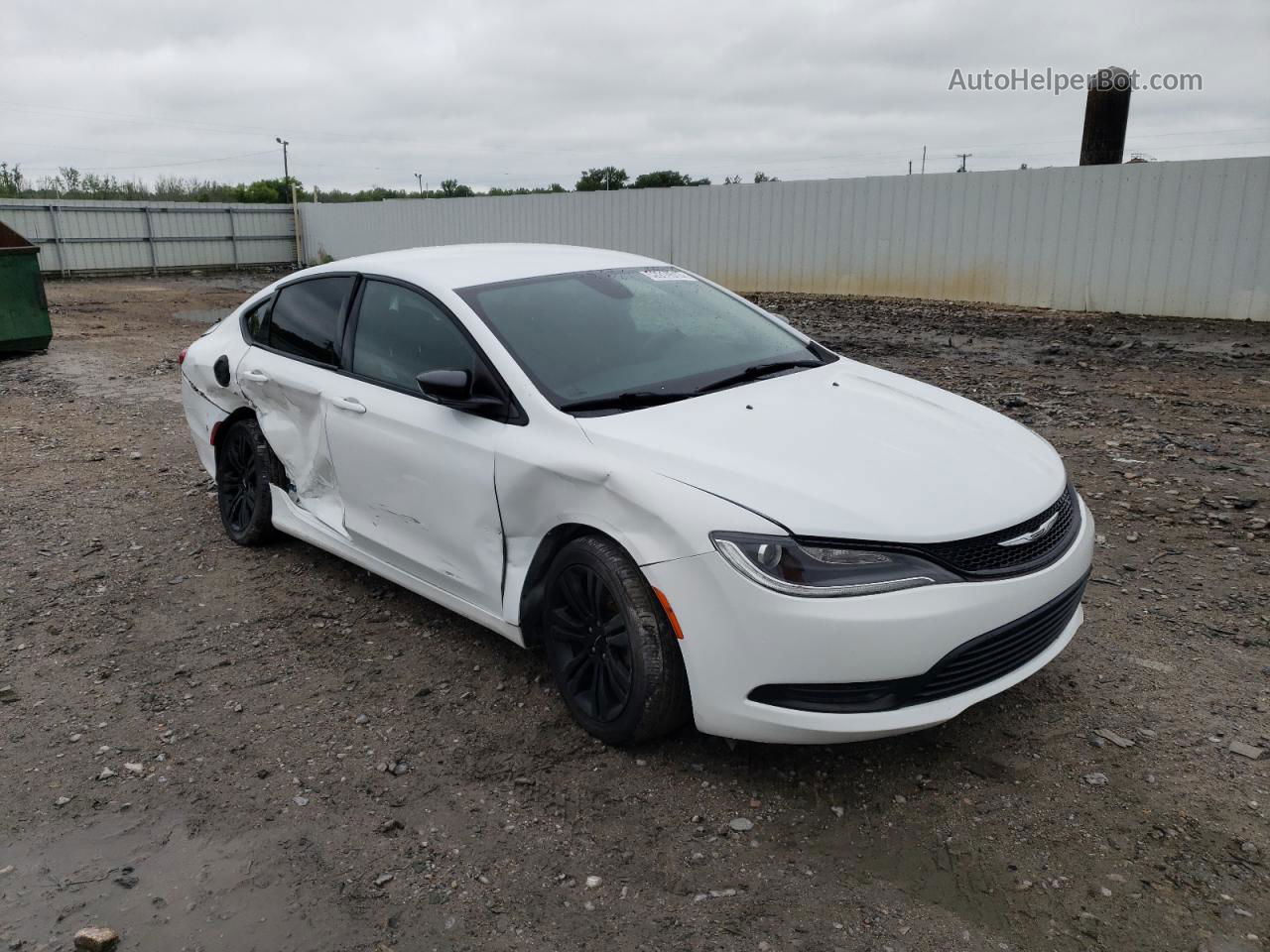 2017 Chrysler 200 Lx White vin: 1C3CCCFB7HN504109