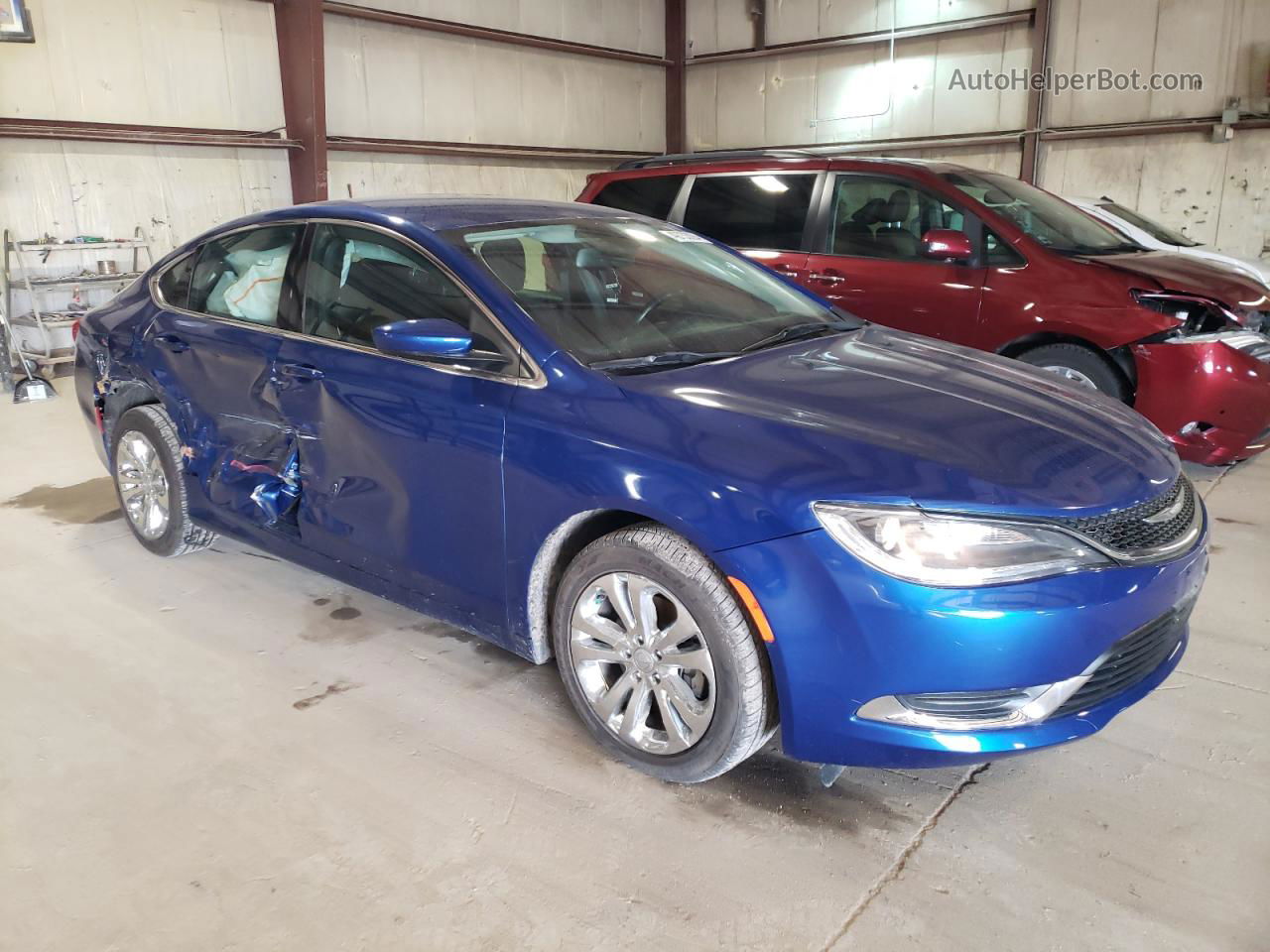 2017 Chrysler 200 Lx Blue vin: 1C3CCCFB7HN509374